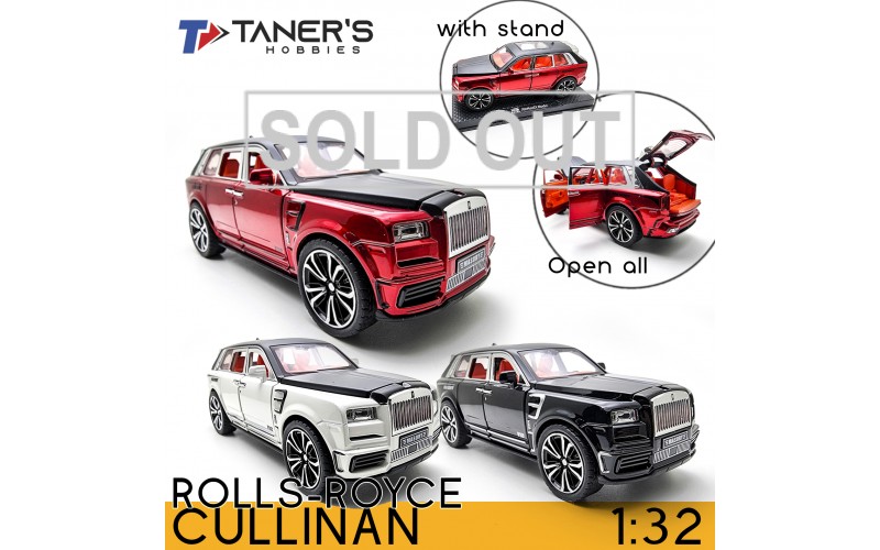 Diecast Mobil Rolls Royce Cullinan Mewah Miniatur Metal 1:32